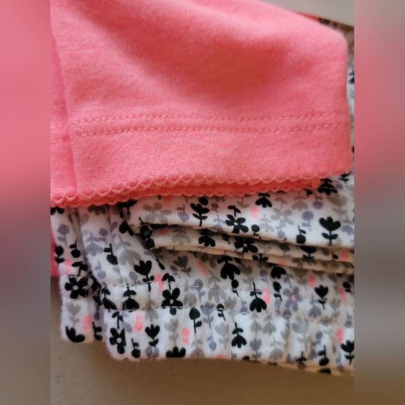 NWT Carters 2-pack Infant Girls  Pants 3-6 Months - Picture 5 of 7